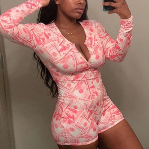 Pink Money Onesie