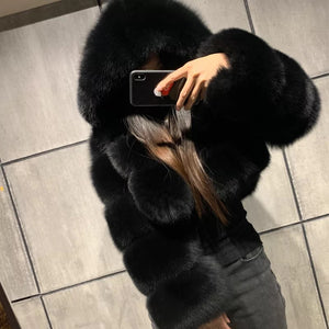 Mink Coat- Black