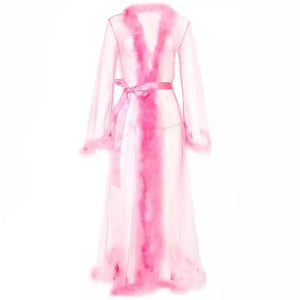 Pink Sheer Robe