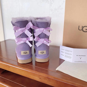 PURPLE BOW UGGS