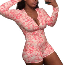 Load image into Gallery viewer, Pink Money Onesie
