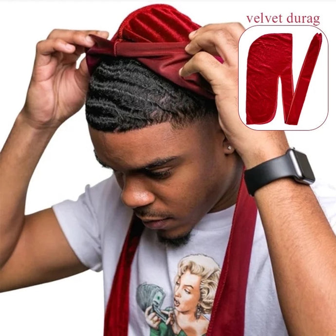 Crushed Red Velvet Durag