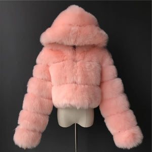 Peachy Mink Coat